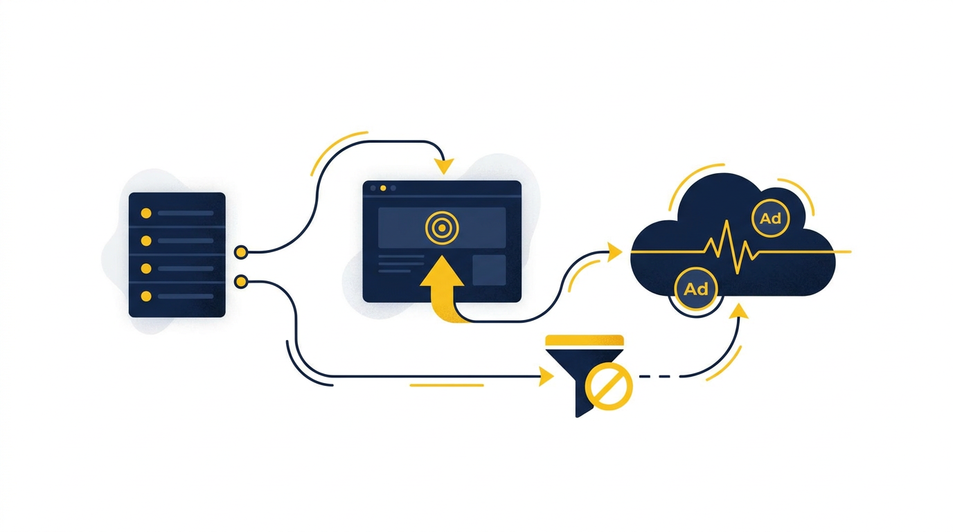 Schema van klantlijsten, websiteconversies en uitsluitingsinstellingen voor Meta Ads