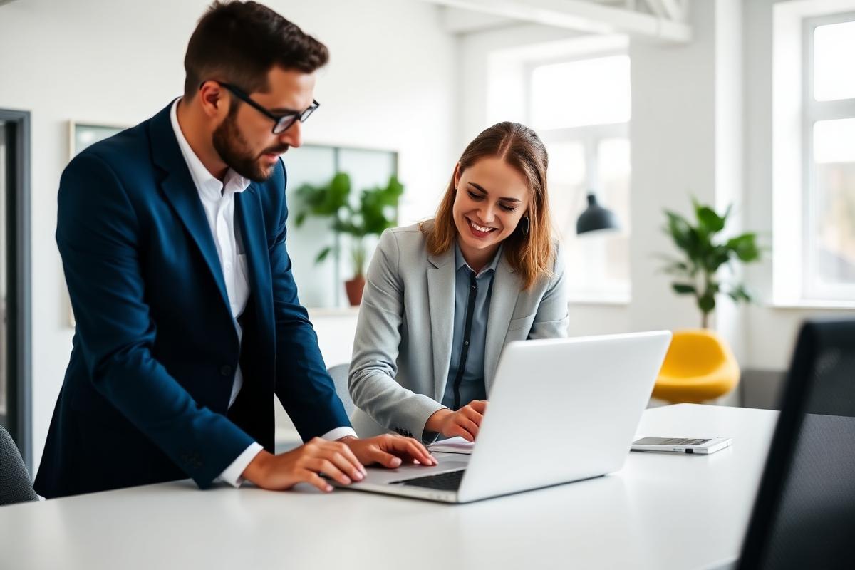 Specialist van Marketingupgrade werkt samen met een marketingbureau aan campagnes